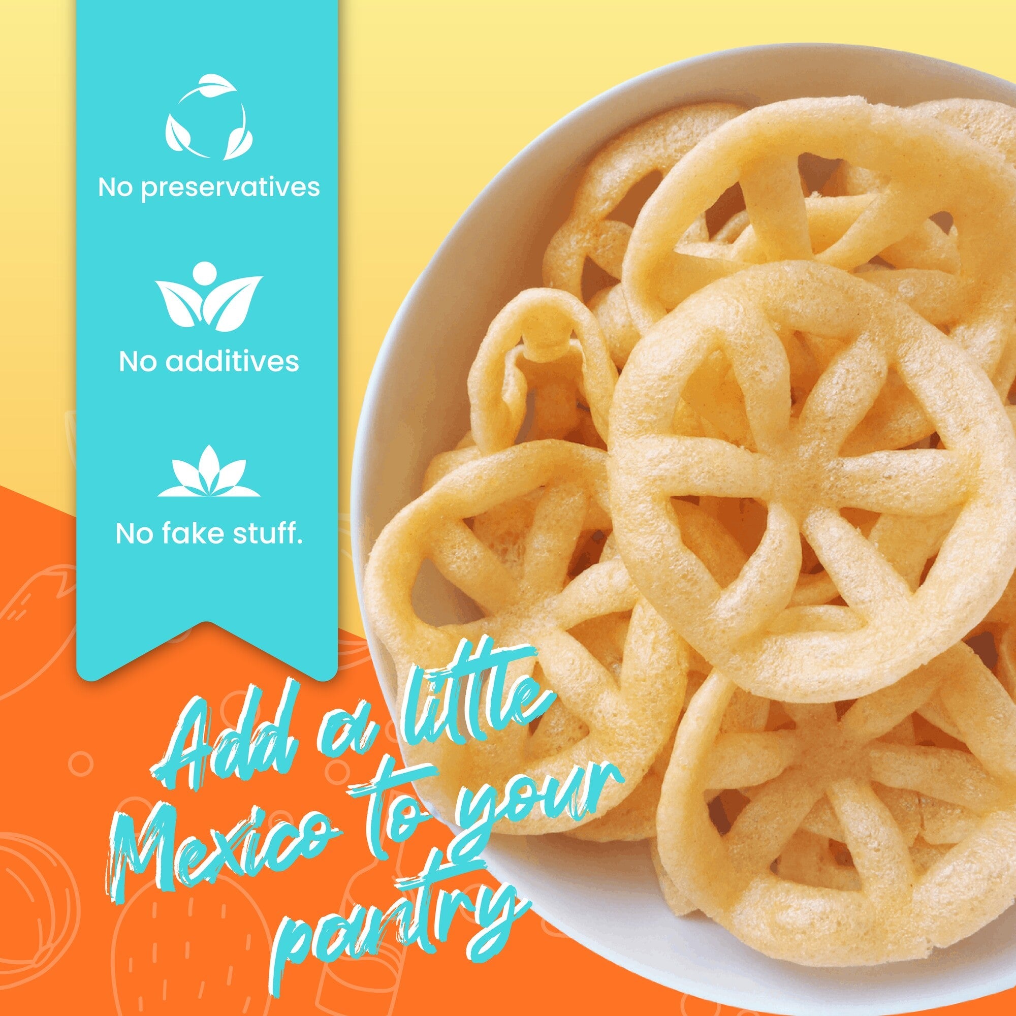 Chicharrones de Rueda | Rueditas de Trigo Fritas | 3 oz
