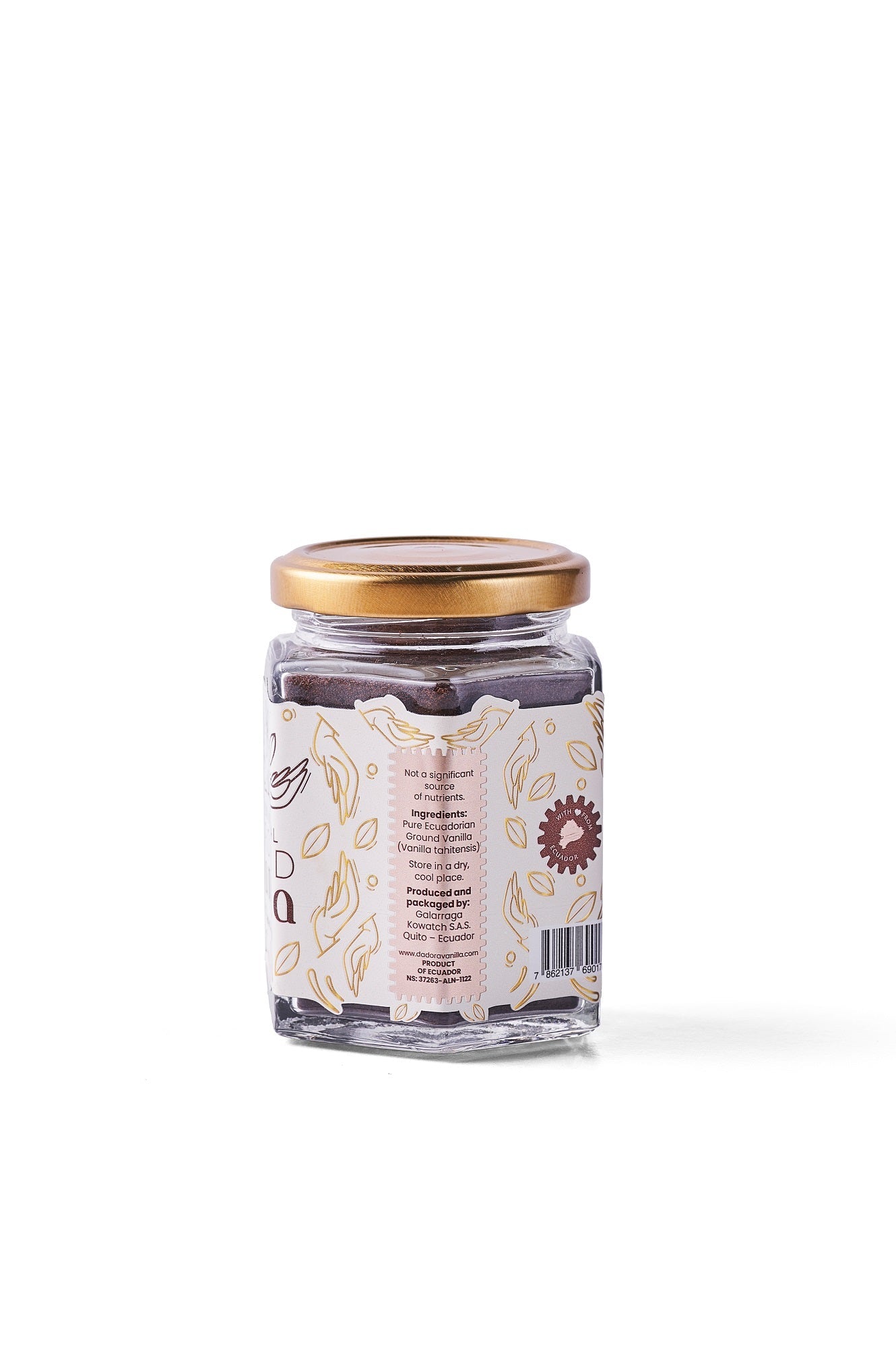 Ground Vanilla Bean Powder – Tahitian, Ecuadorian Grown