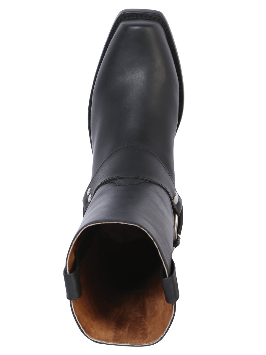 El General Biker Boot – Waxy Black – Style 134