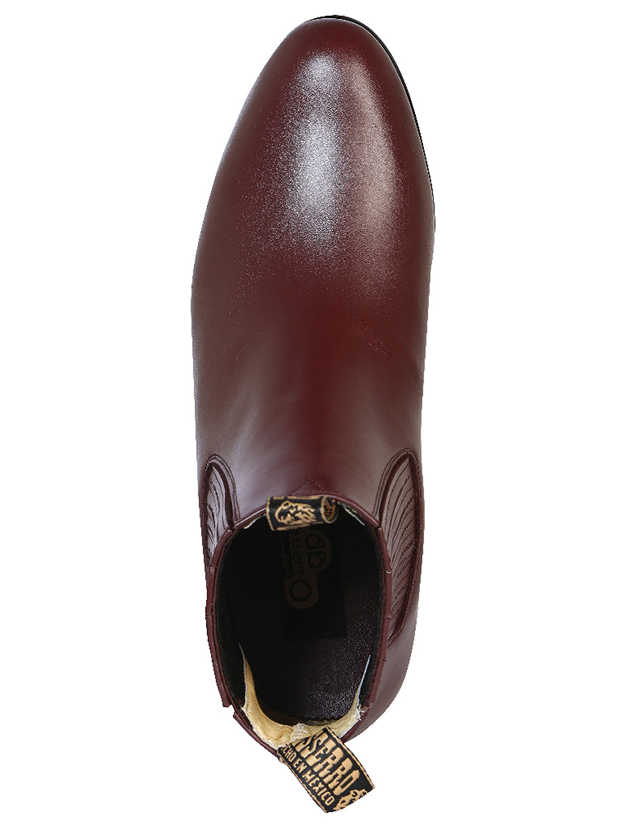 El Besserro Charro Boot – Wine Leather – Style 202