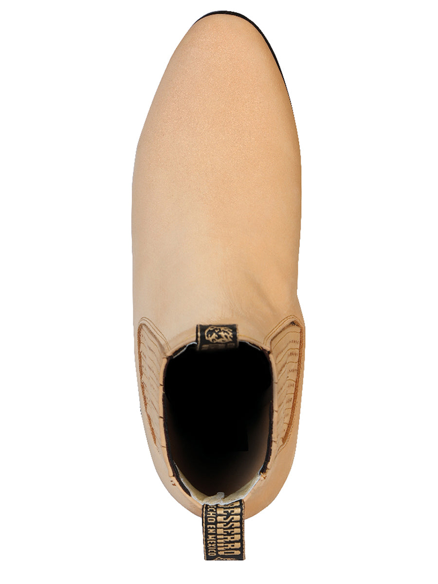 El Besserro Charro Boot – Nubuck Honey – Style 203