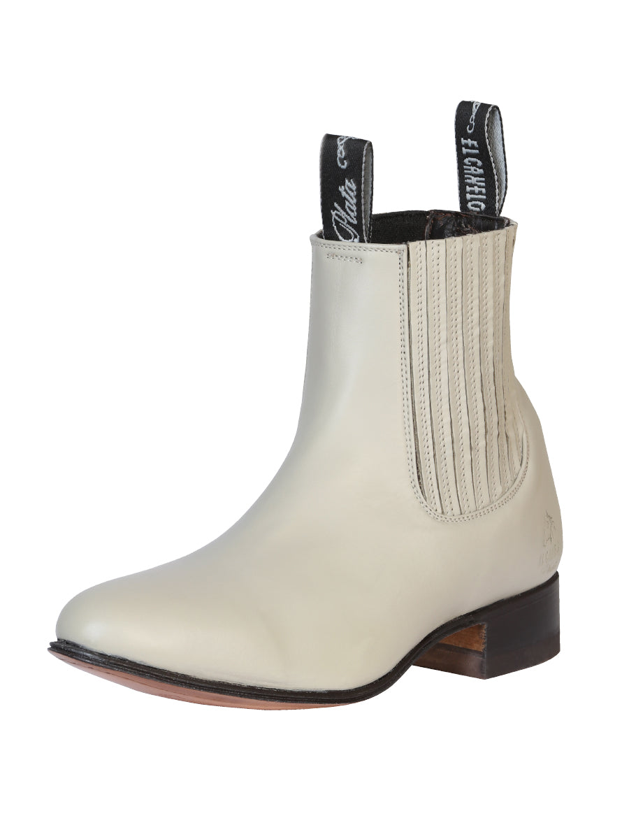El Canelo Charro Ankle Boot – Oyster – Style 233