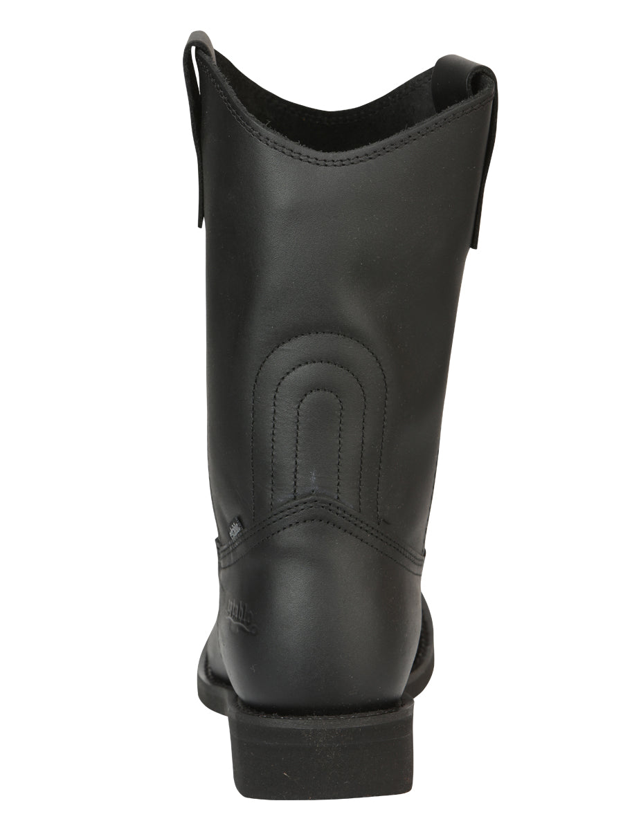 Establo Men's Work Boot - Leather Grasso - Black 311