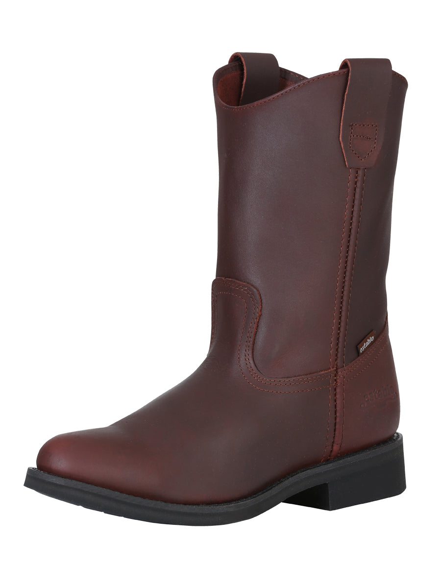 Establo Men's Work Boot - Leather Grasso - Shedron 316