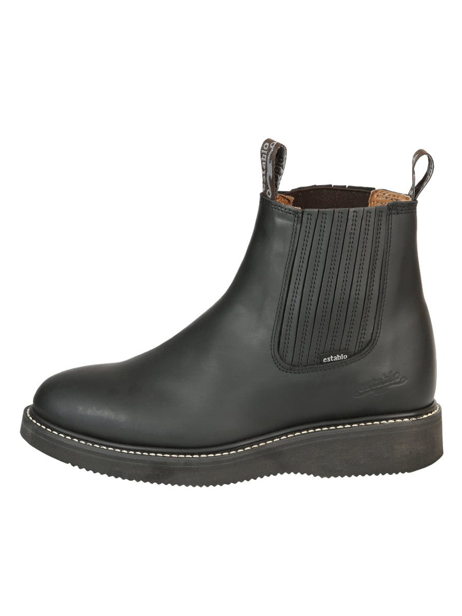 Establo Men’s Work Ankle Boot - Grasso Leather
- Black 320