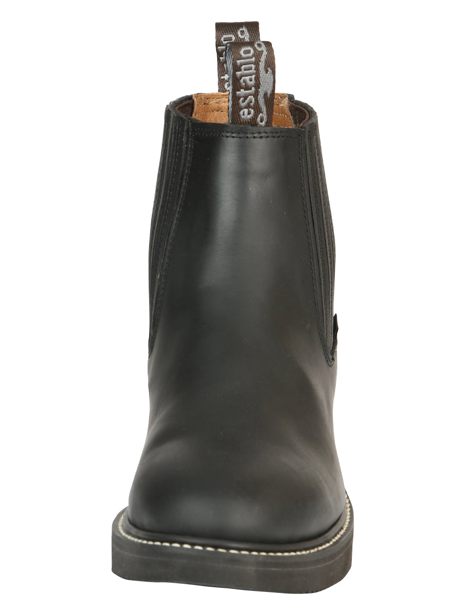 Establo Men’s Work Ankle Boot - Grasso Leather
- Black 320