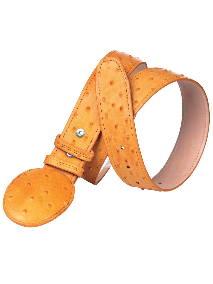 El Señor de los Cielos Cowboy Belt – Imitation Ostrich Butter – Style 702