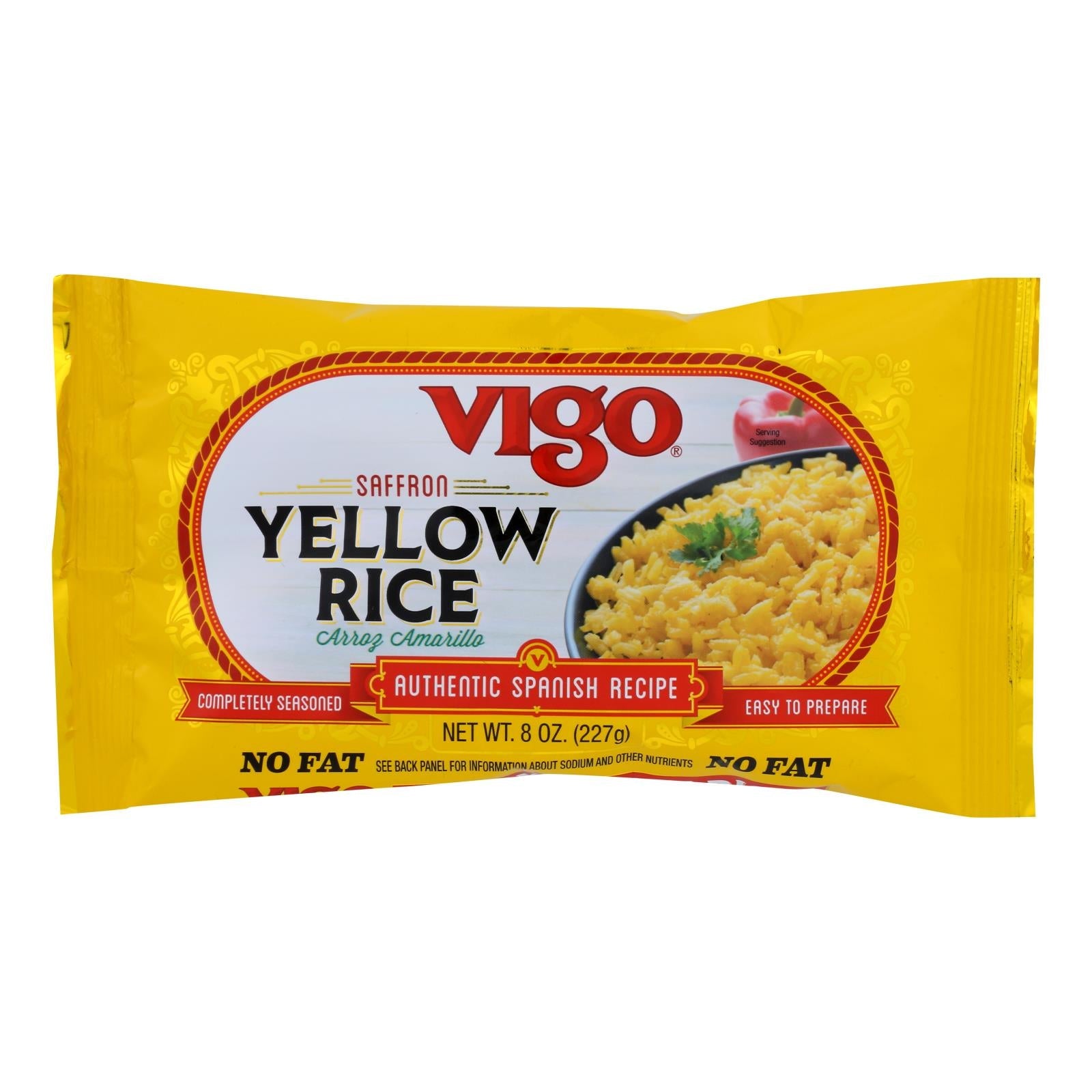 Vigo Arroz Amarillo - Caja de 12 - 8 Oz.