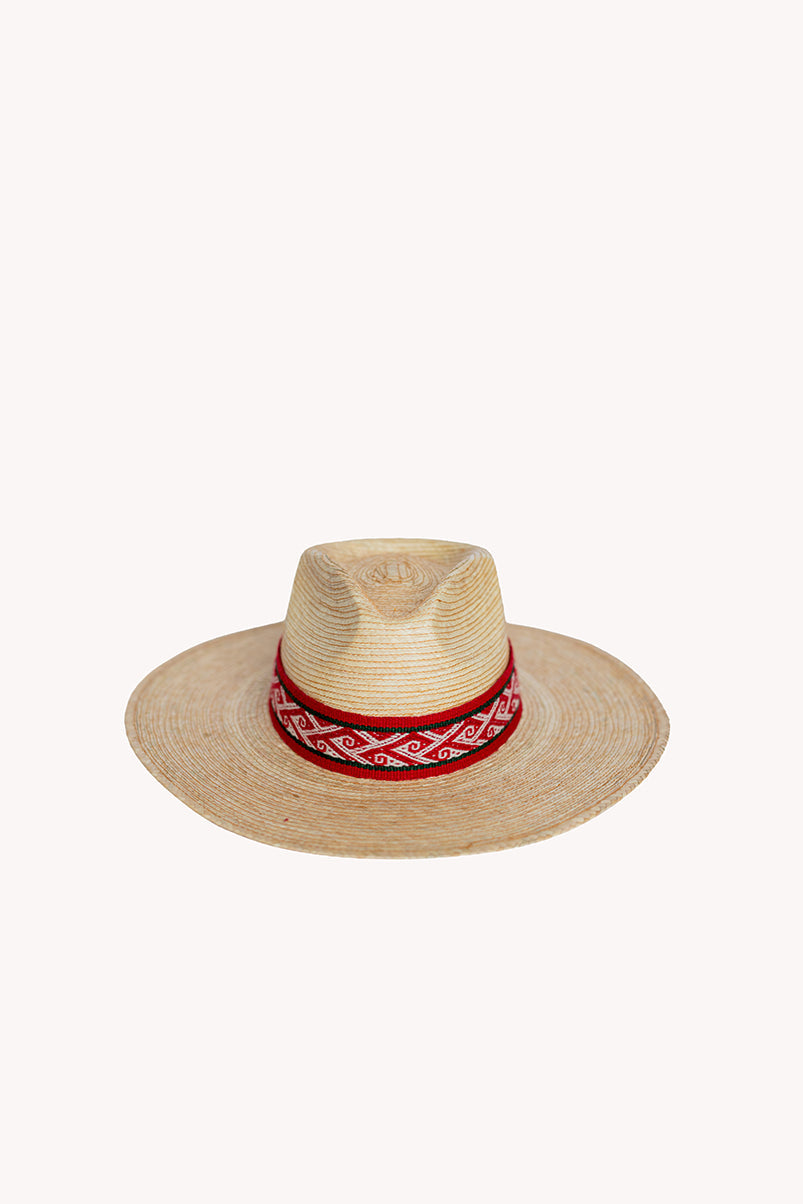 Sombrero de paja de hoja de palma occidental