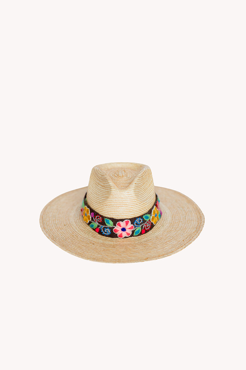 Sombrero de paja de hoja de palma occidental