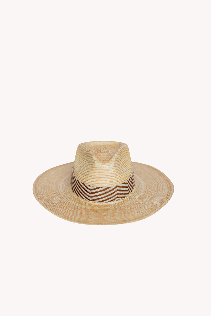 Sombrero de paja de hoja de palma occidental