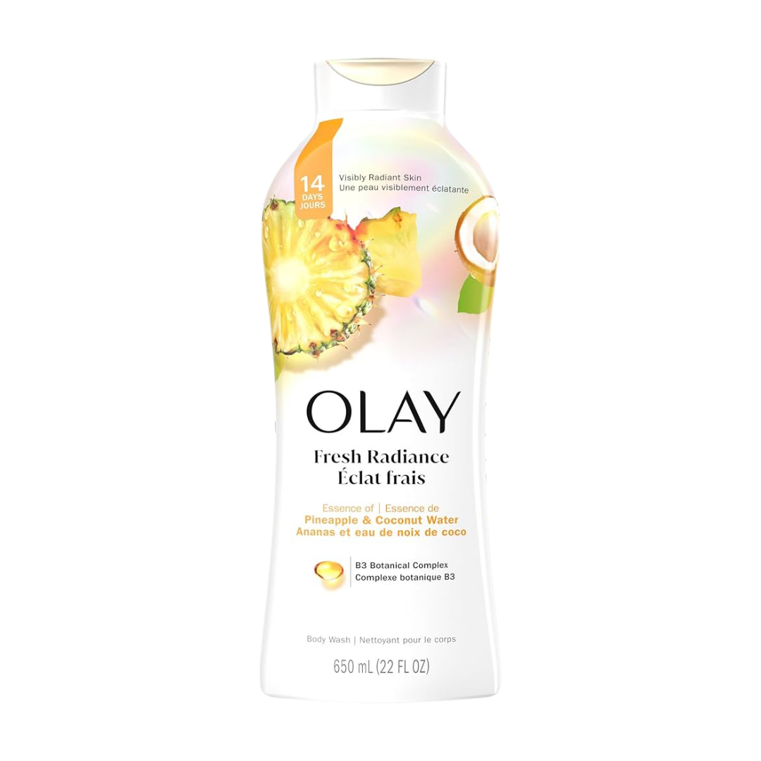 Olay Fresh Radiance Gel de baño Piña y Agua de Coco (650 ml)