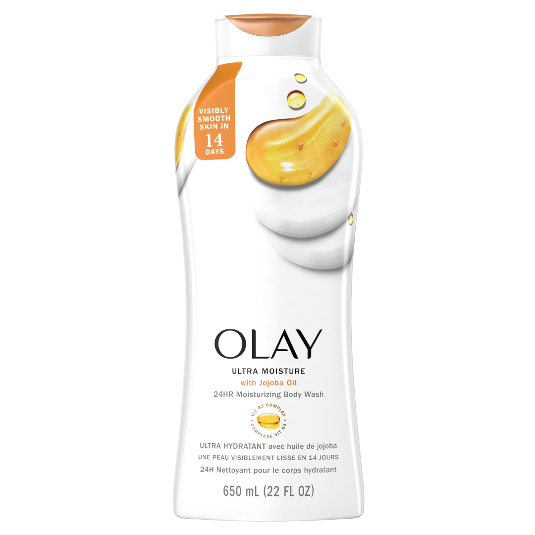 Gel de baño Ultra Moisture de Olay con aceite de jojoba (650 ml)
