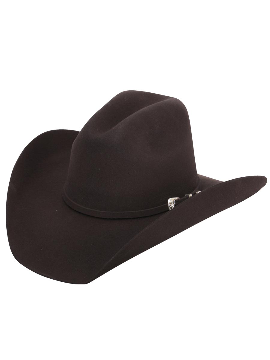 El General 50X Wool Cowboy Hat “Rosendo” – Dark Brown (Gus Crown) – Style 35008