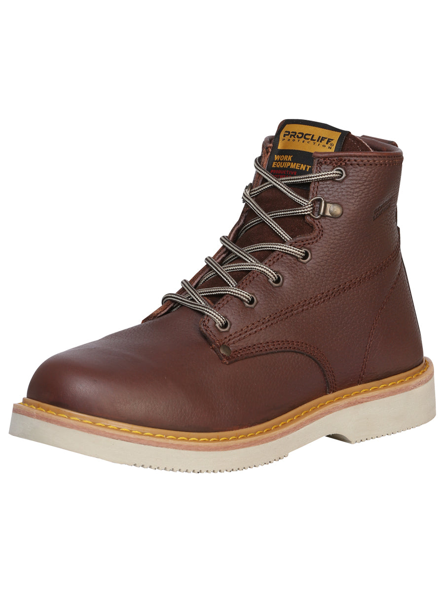 ProCliff Protection Men’s Lace-Up Work Shoe – Walnut – Style 35211
