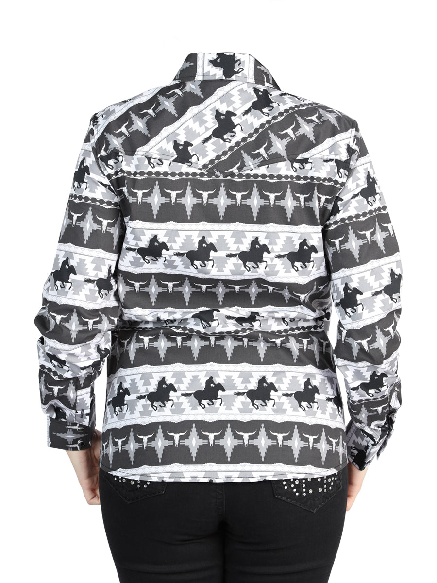 El General - Casual Long-Sleeve Shirt - Black 44479