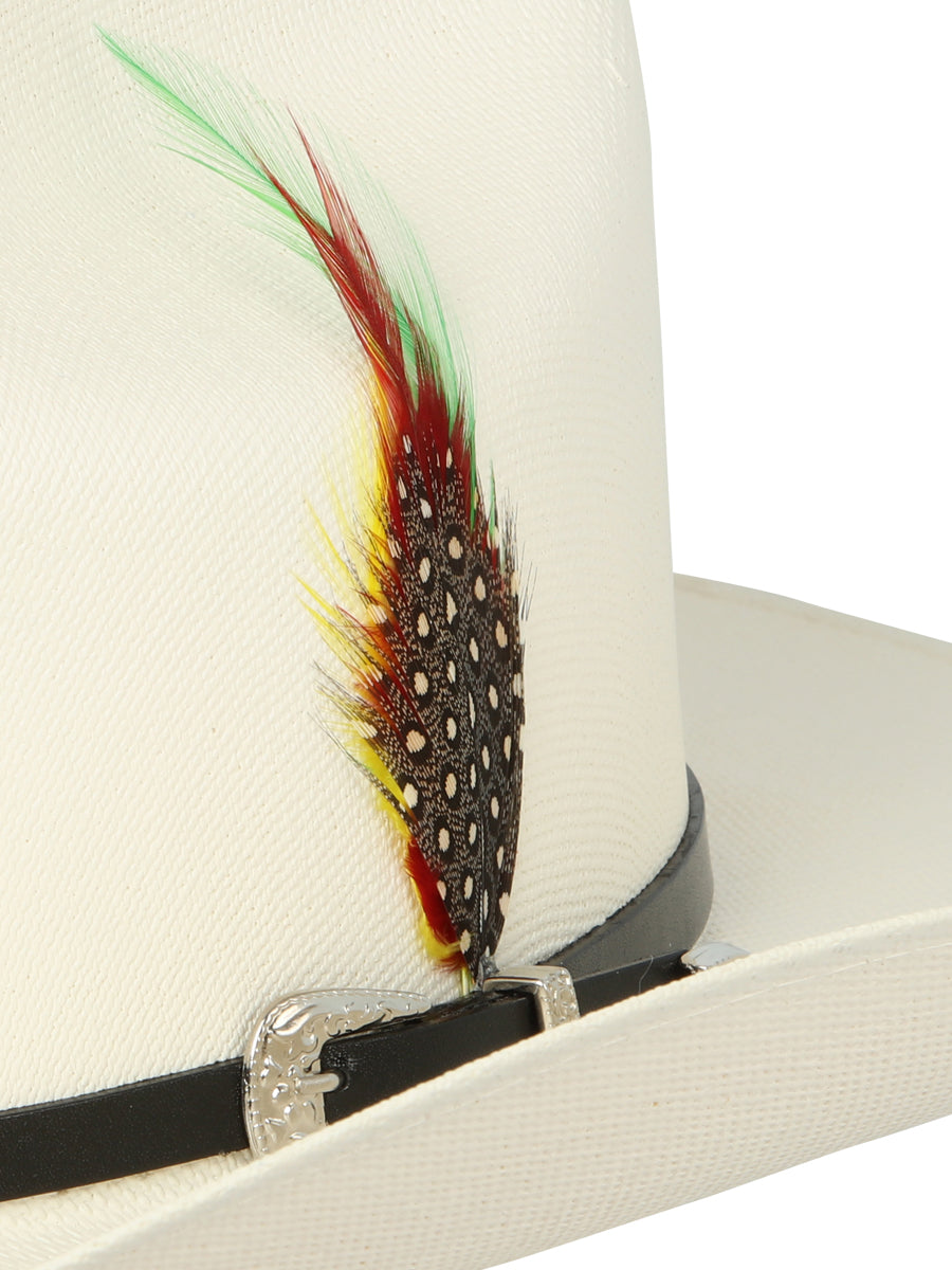 El General 500X Palm Straw Cowboy Western Hat – Rancher Style Bone – Style 44978