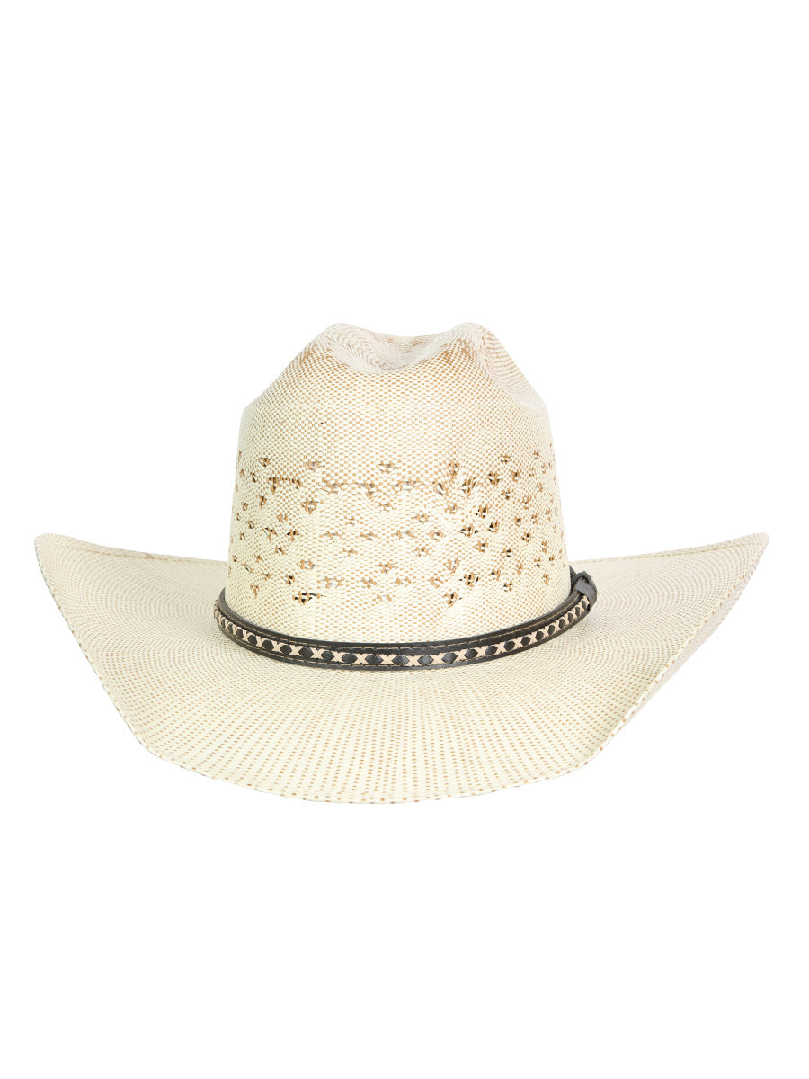 Men's El General 20X Palm Straw Western Hat - Bangora Ringers 45882