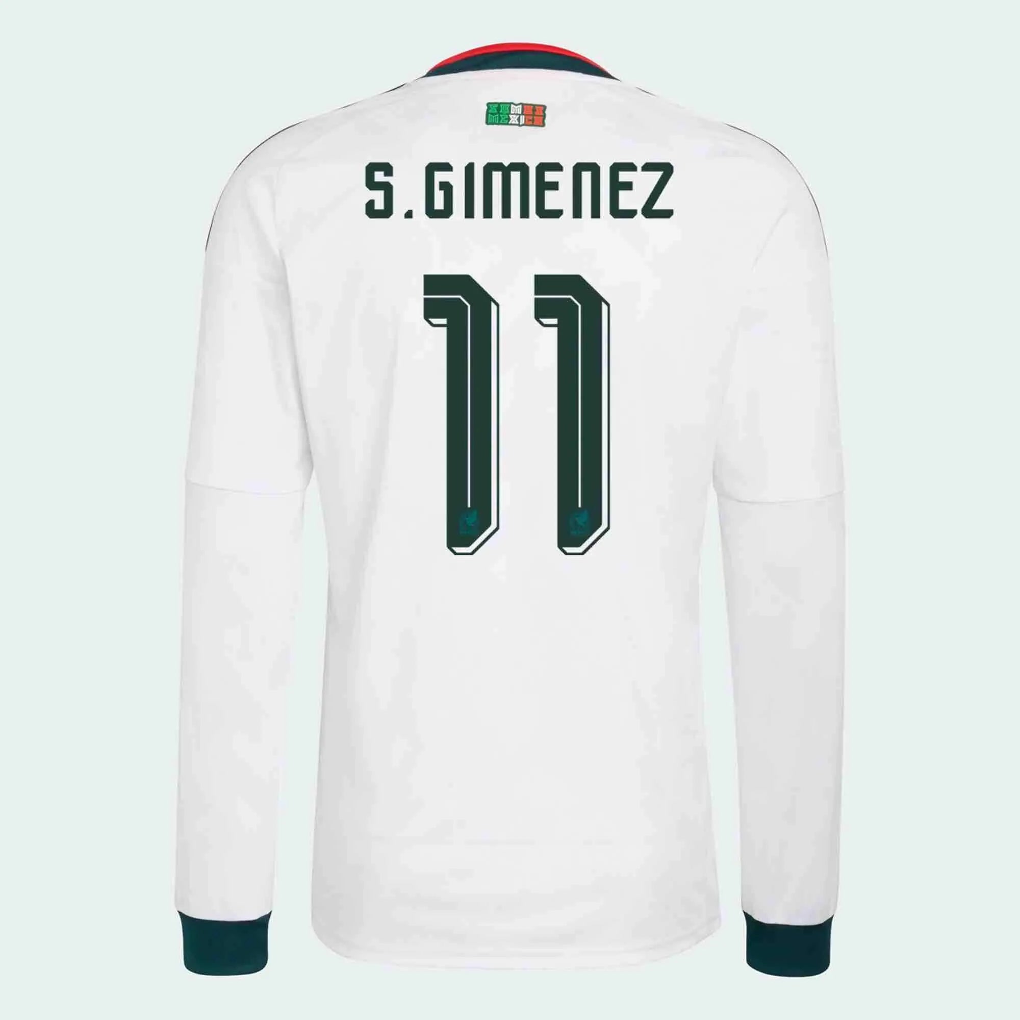 adidas 2026 Mexico Men's Authentic Away Long-Sleeve Soccer Jersey