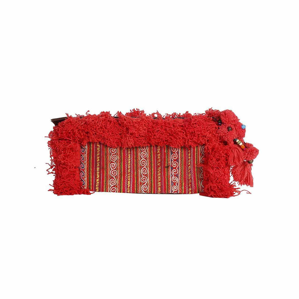 Hmong Textile Upcycled Jacket Sleeve Clutch Bag- Thailand