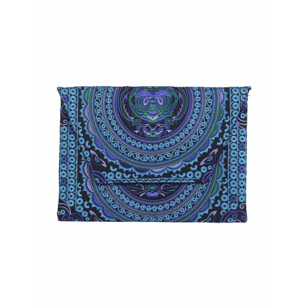 Boho Style Embroidered Clutch Bag - Thailand