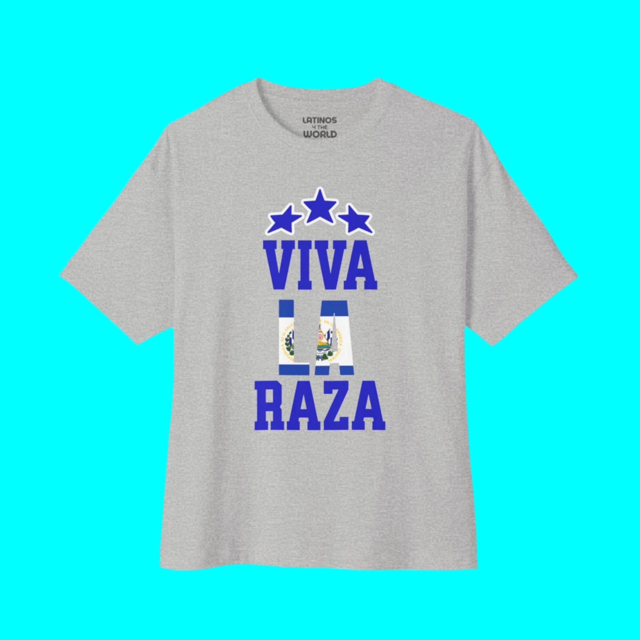 VIVA LA RAZA El Salvador Edition Immigration Ice Justice T-shirt | Salvadorian Latino Pride Viral Tees
