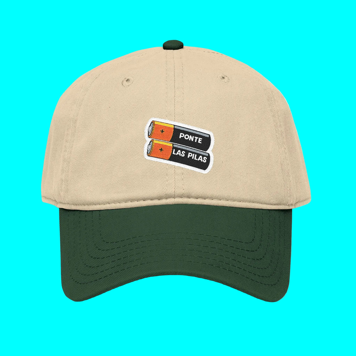 Ponte Las Pilas Dad Hat | Funny Latino Graphic Baseball Cap Latino Slang | Adjustable Strap