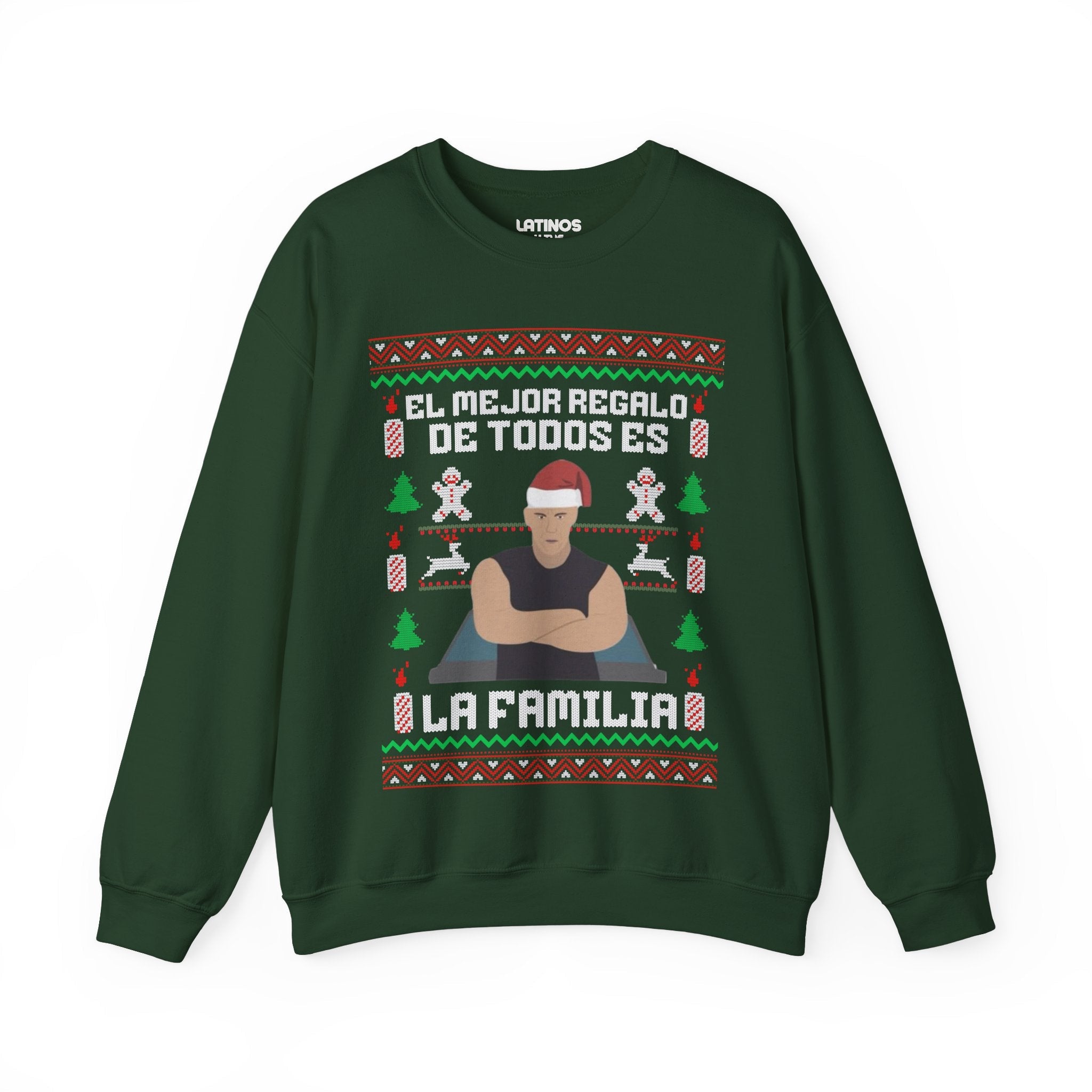 El Mejor Regalo De Todos Es La Familia Vin Fast Furious Latino Ugly Christmas Sweater | Diesel 3 Colores