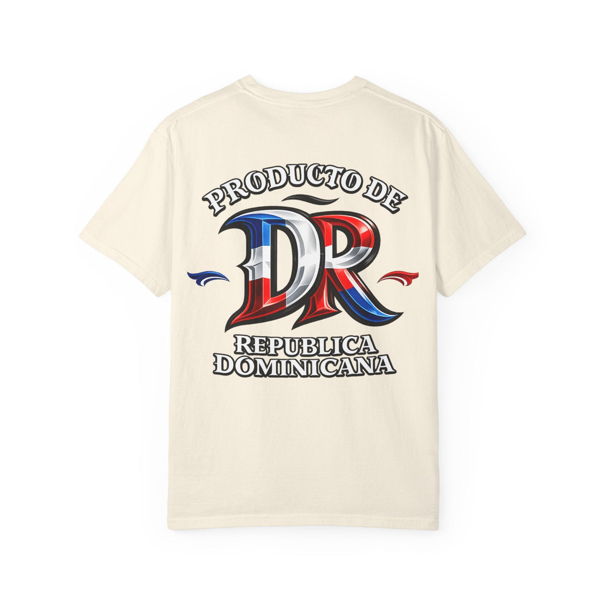 Producto De Republica Dominicana Heritage T-shirt | Old English Style, DR Dominican Culture | Heavyweight Cotton