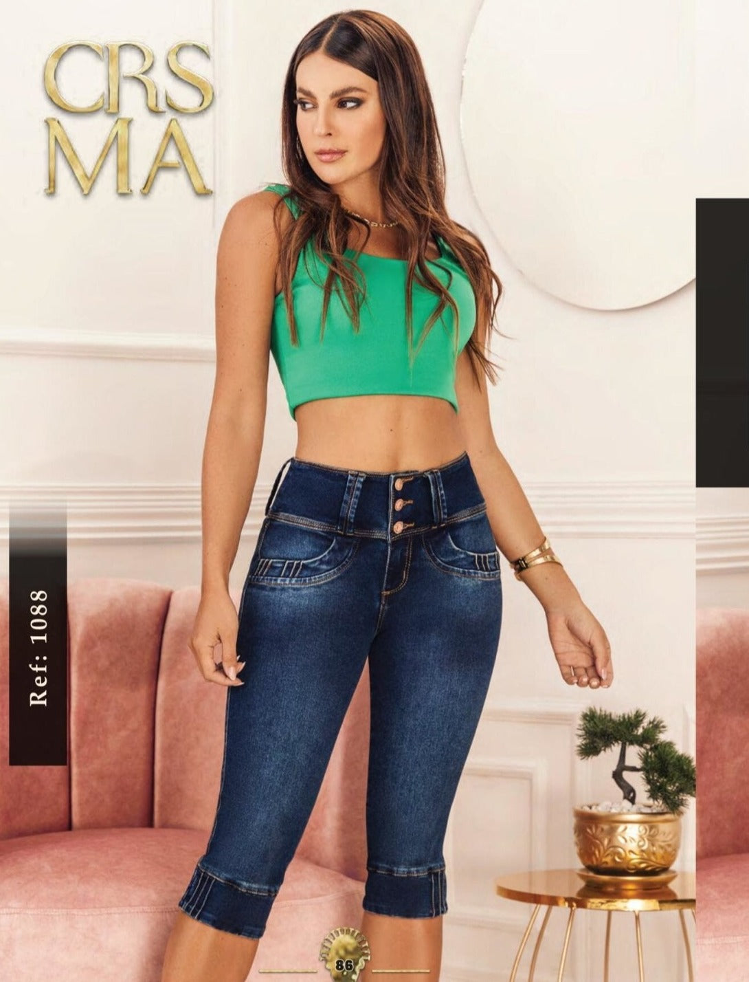 1088 Capri push up 100% auténtico colombiano