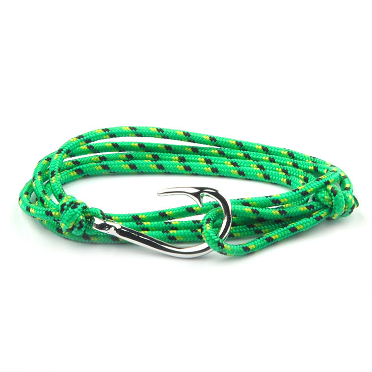 Fashion Hot Multilayer Rope Bracelet hope Anchor Sailor Anchor Bracelets For Men and Women Best Gift Hook Bracelet