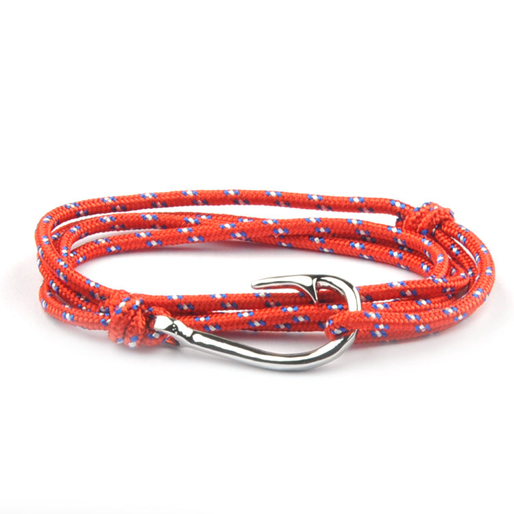 Fashion Hot Multilayer Rope Bracelet hope Anchor Sailor Anchor Bracelets For Men and Women Best Gift Hook Bracelet