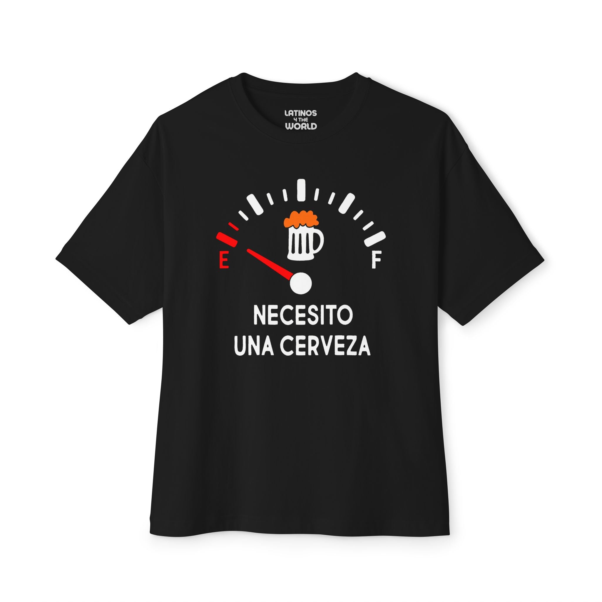 Camiseta sin mangas Necesito Una Cerveza en E | Necesito Una Cerveza, Tanque de Gas Vacío No Lleno, Camisetas divertidas de memes latinos | Unisex - 3 colores