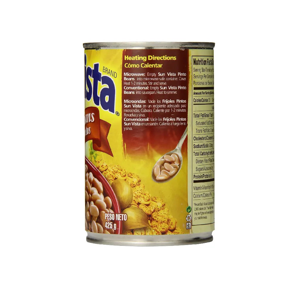 Frijoles pintos Sunvista 15 oz