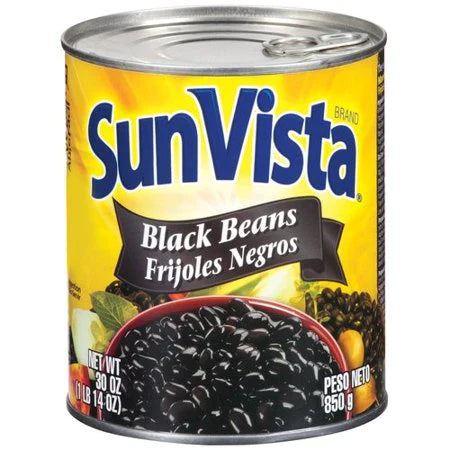 Frijoles negros Sunvista 30 oz