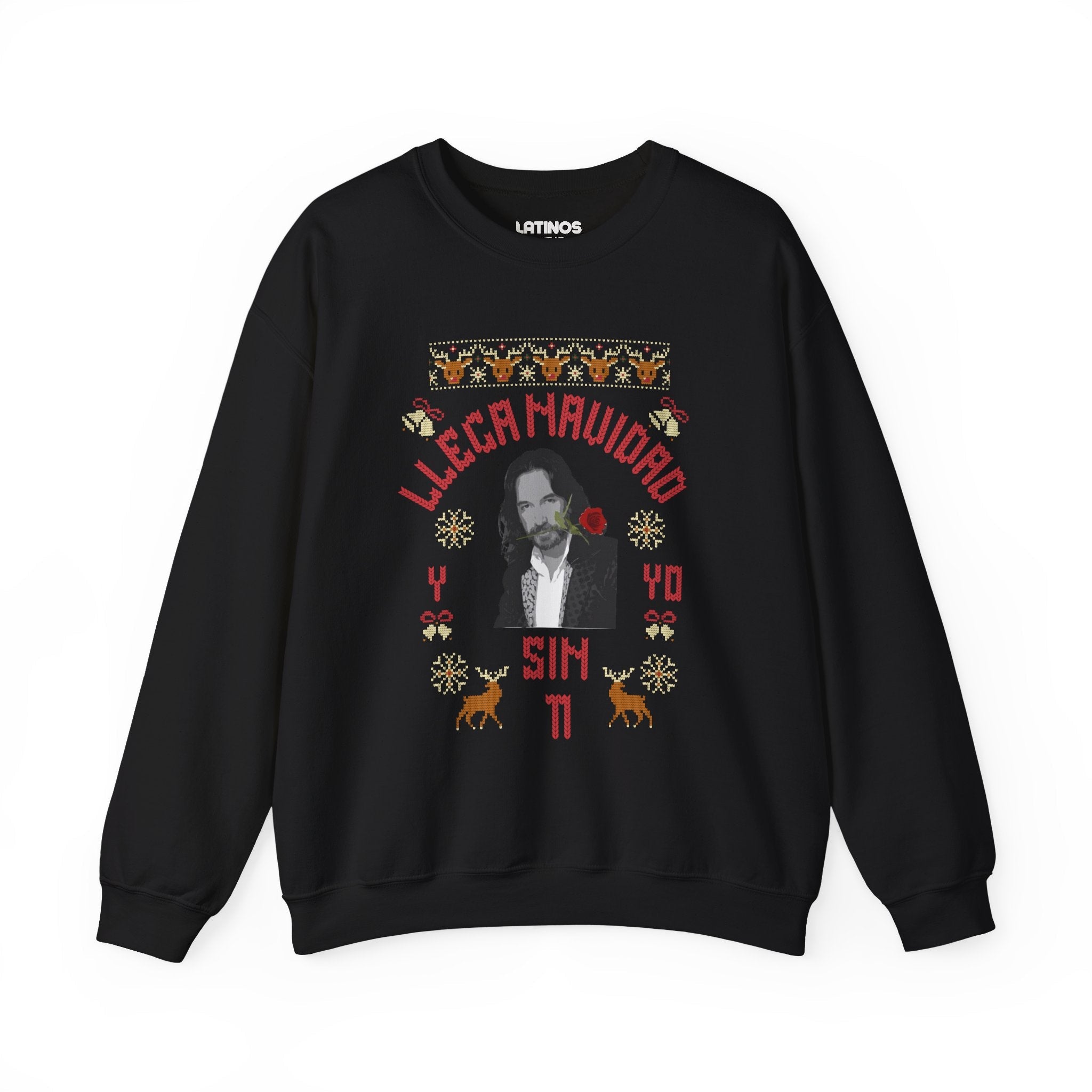 Llega Navidad Y Yo Sin Ti Marco Antonio Latino Navidad Ugly Christmas Sweater | 3 Colores