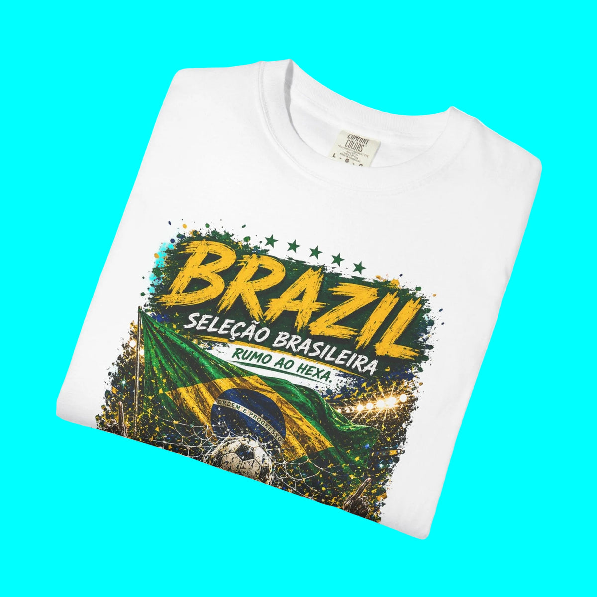 Viva BRAZIL Seleção Brasileira 2026 Soccer Fan T-shirt | World Knockout Rounds Viral Latino Tees | Heavyweight Cotton