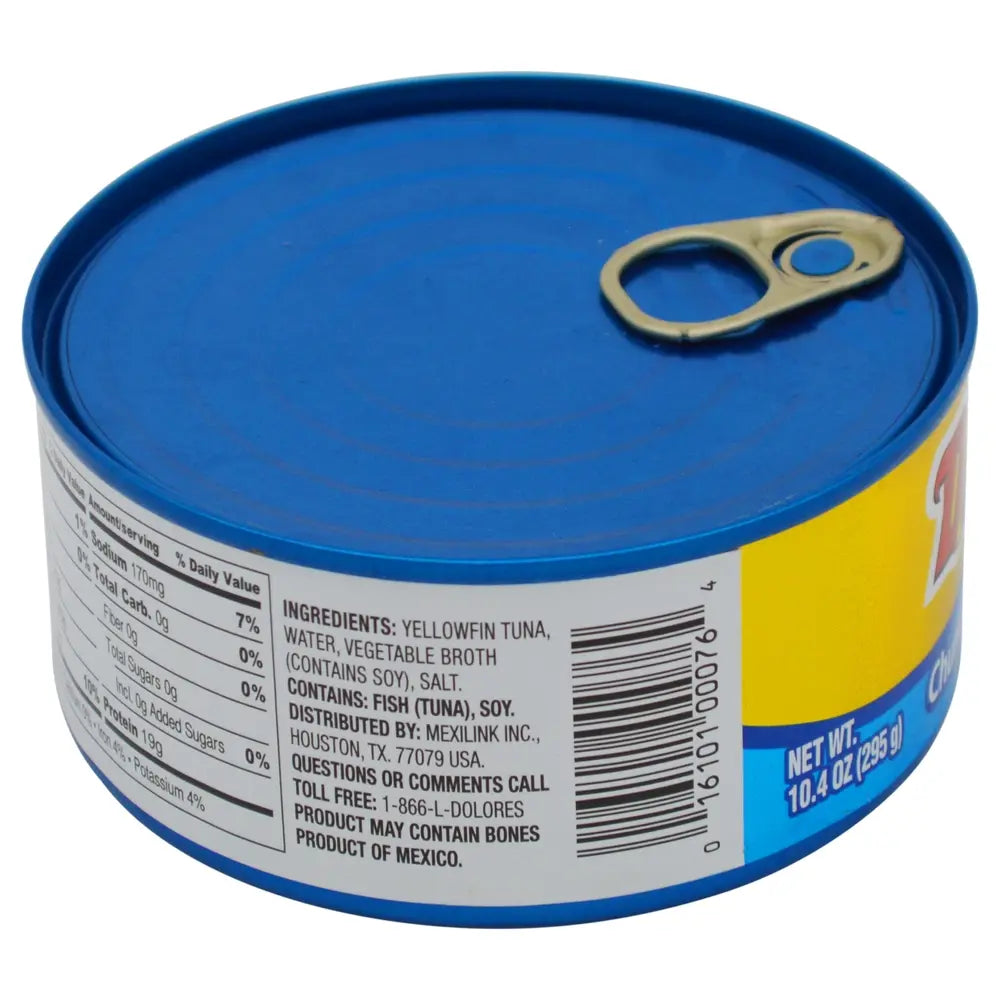 Dolores Yellow Fin Tuna in Water 10 oz