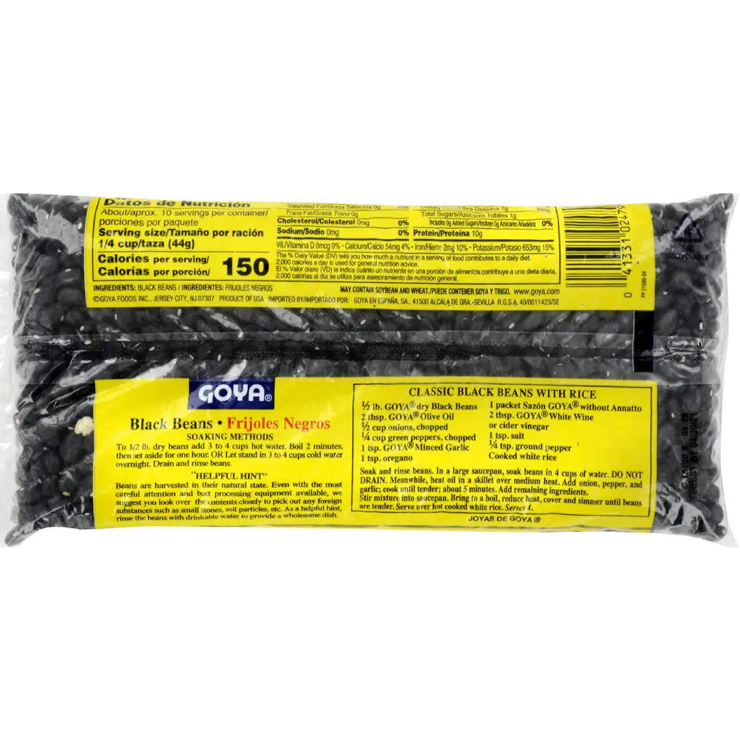 Frijoles Negros Goya 1 lb