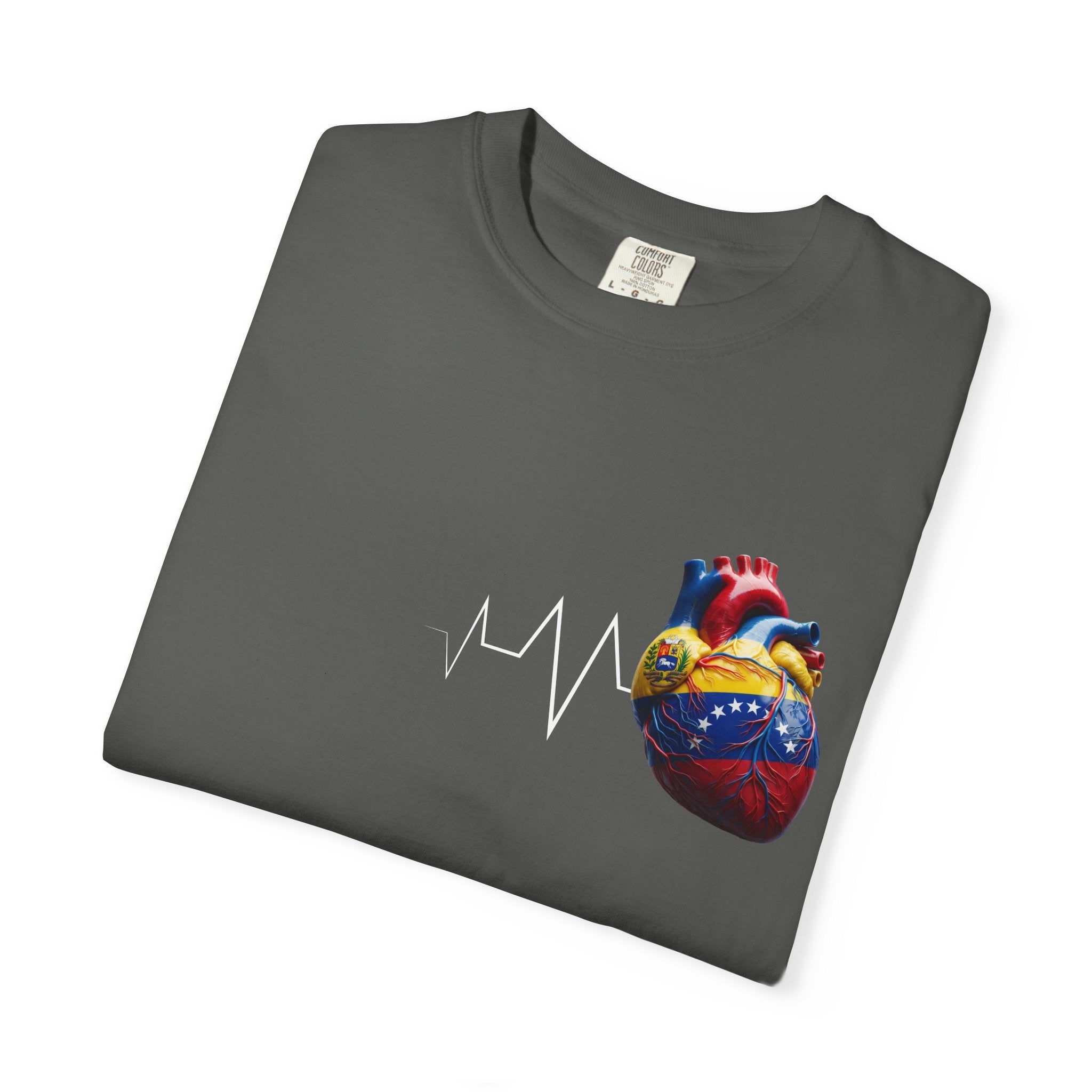 VENEZUELA Always In My Heart T-shirt | Venezuelan Heartbeat Corazon | Latino Pride Funny Viral Tees