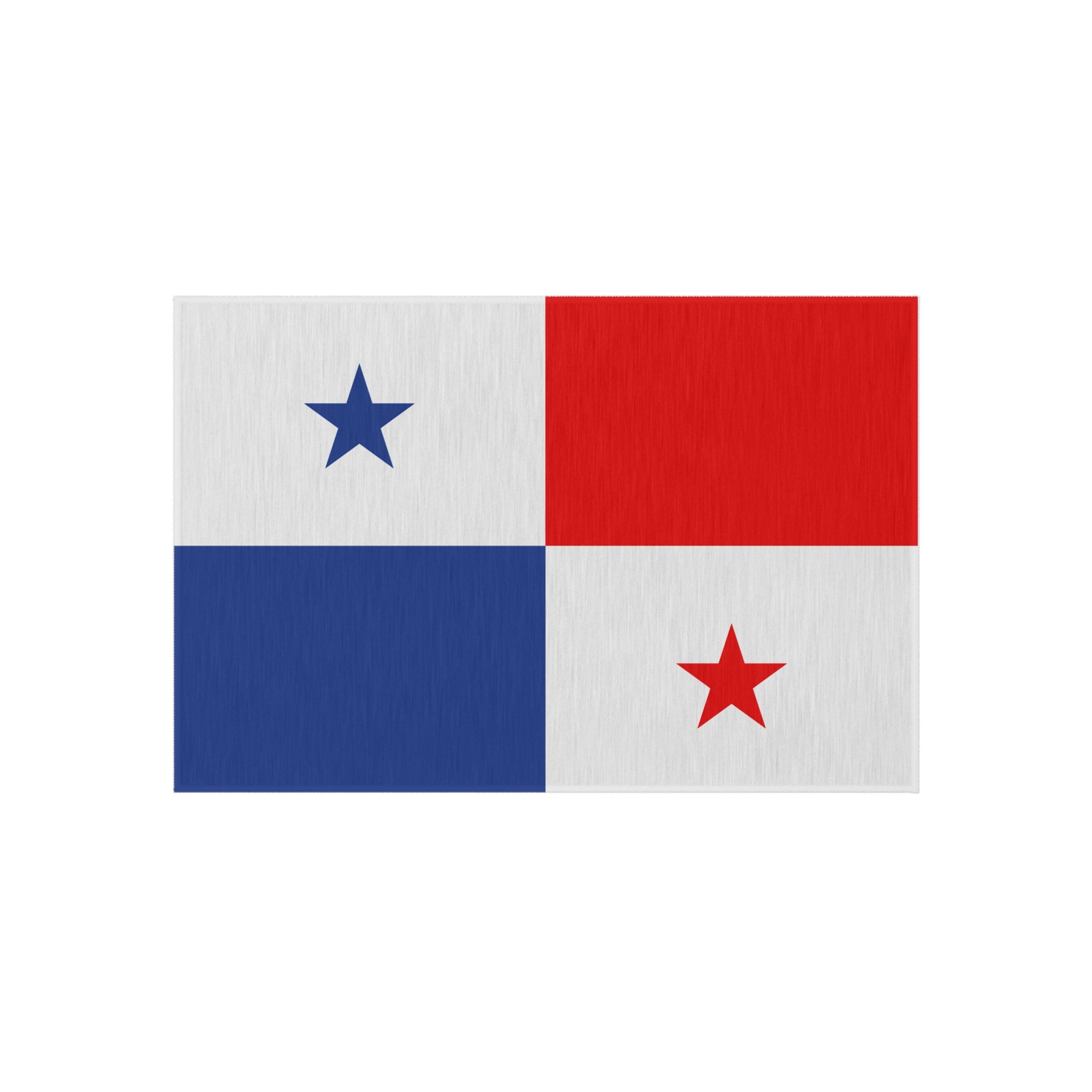 Alfombra Antideslizante para Exteriores con la Bandera de Panamá | Santiago | Tocumen | David | Regalo para Panameños | 24"x36"