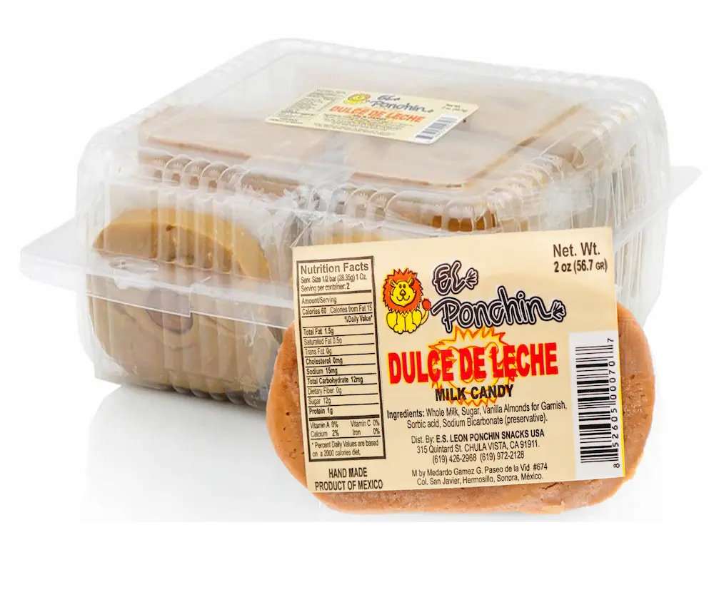 El Super León Ponchin Dulce de Leche 2 oz