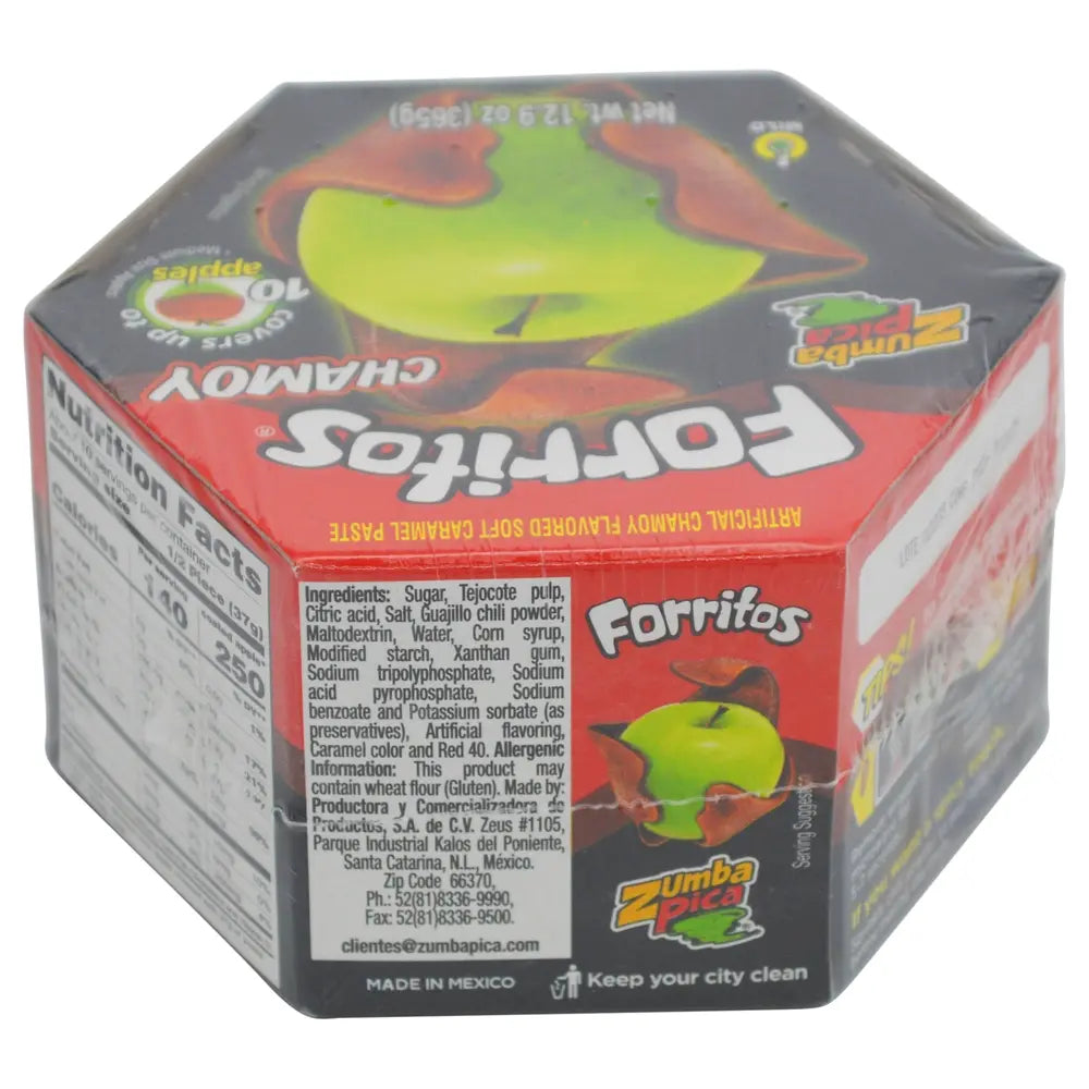 Zumba Pica Forritos Chamoy 5 unidades