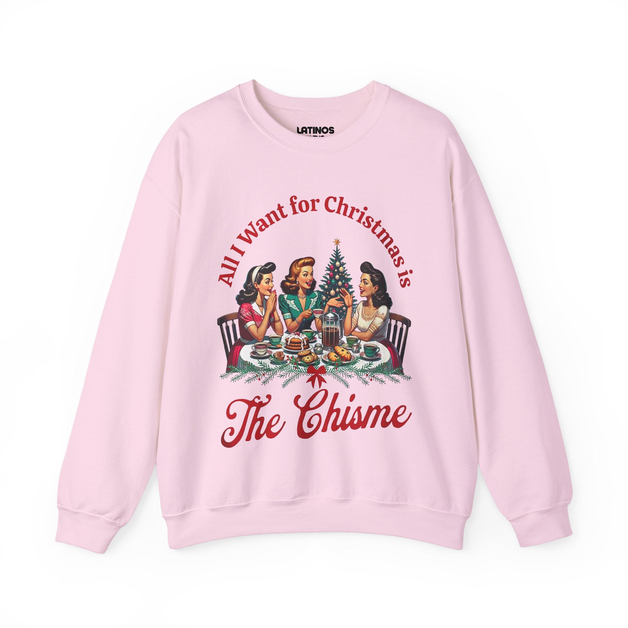 Todo lo que quiero para Navidad es el suéter navideño The Chisme Comfy | Divertido Latino