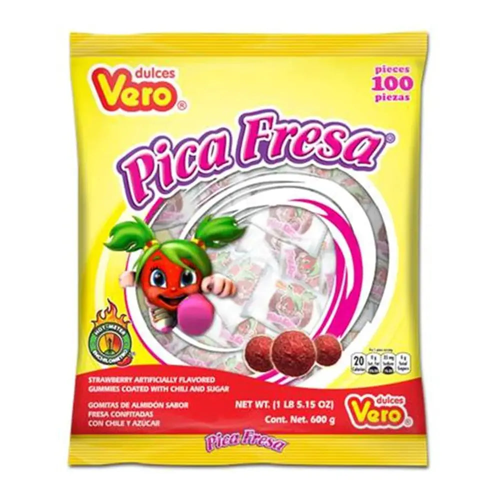 Vero Pica Goma Fresa 100 unidades