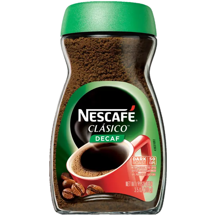 Café instantáneo descafeinado Nescafé Clásico 3.5 oz