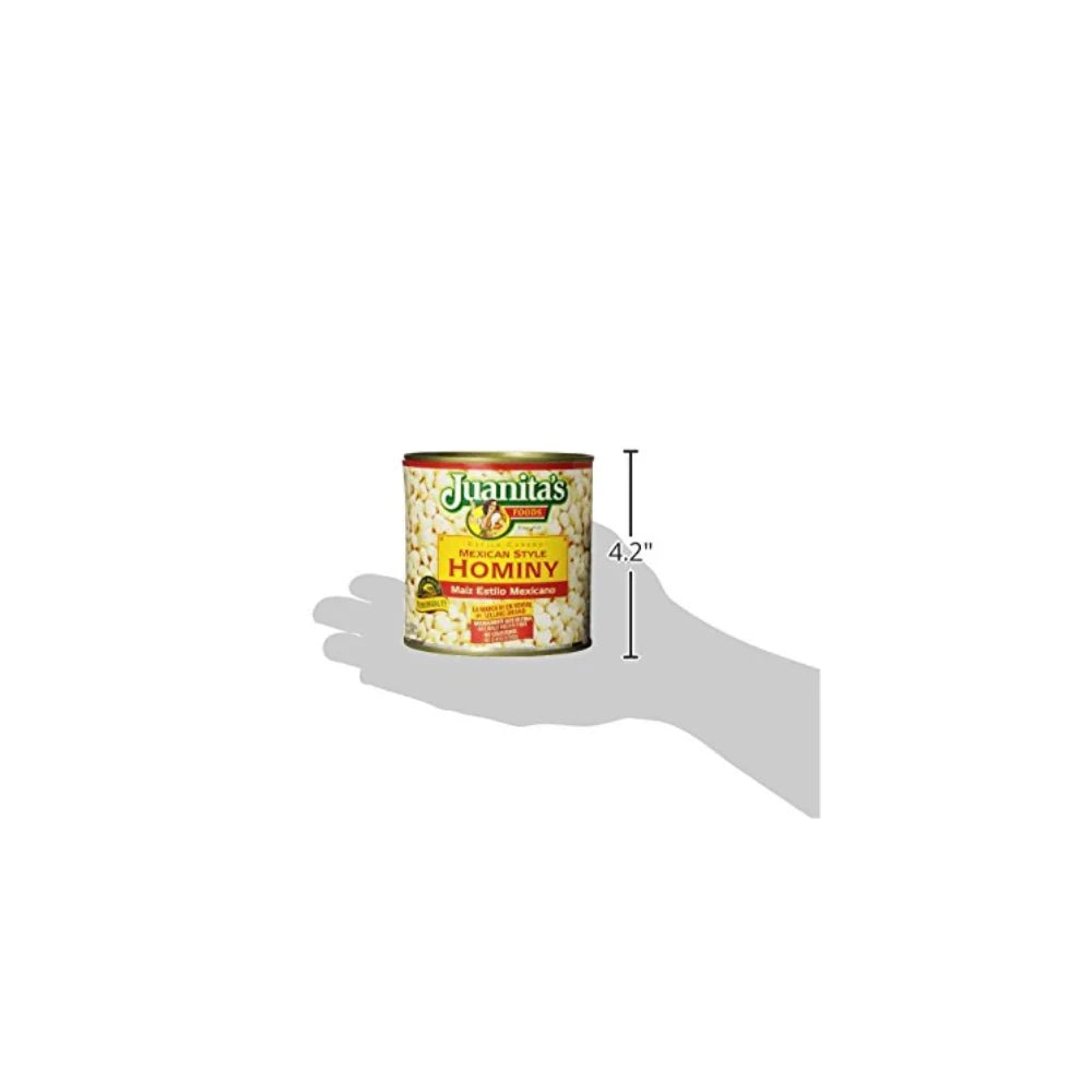 Maíz pozolero estilo mexicano Juanita's 25 oz