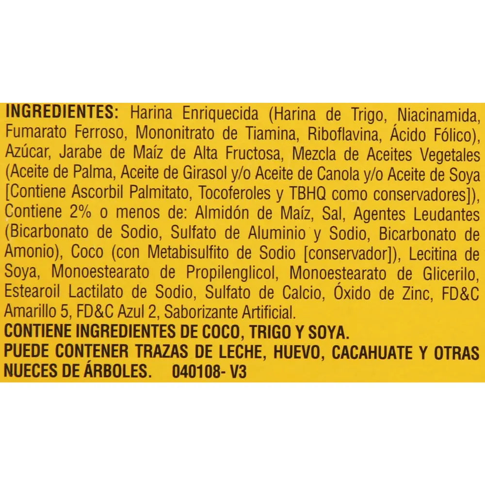 Galletas de Chocolate Mamut Gamesa 8.1 oz