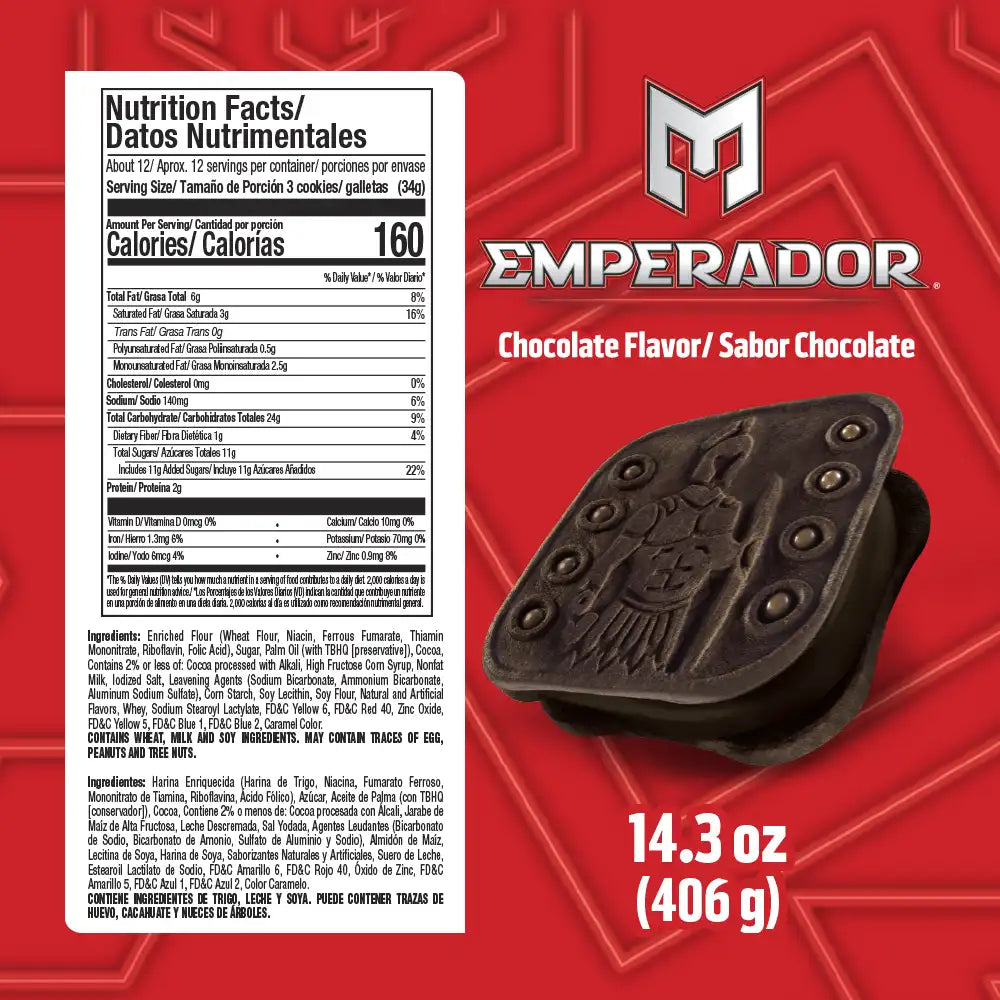 Gamesa Emperador Chocolate 406.5 g