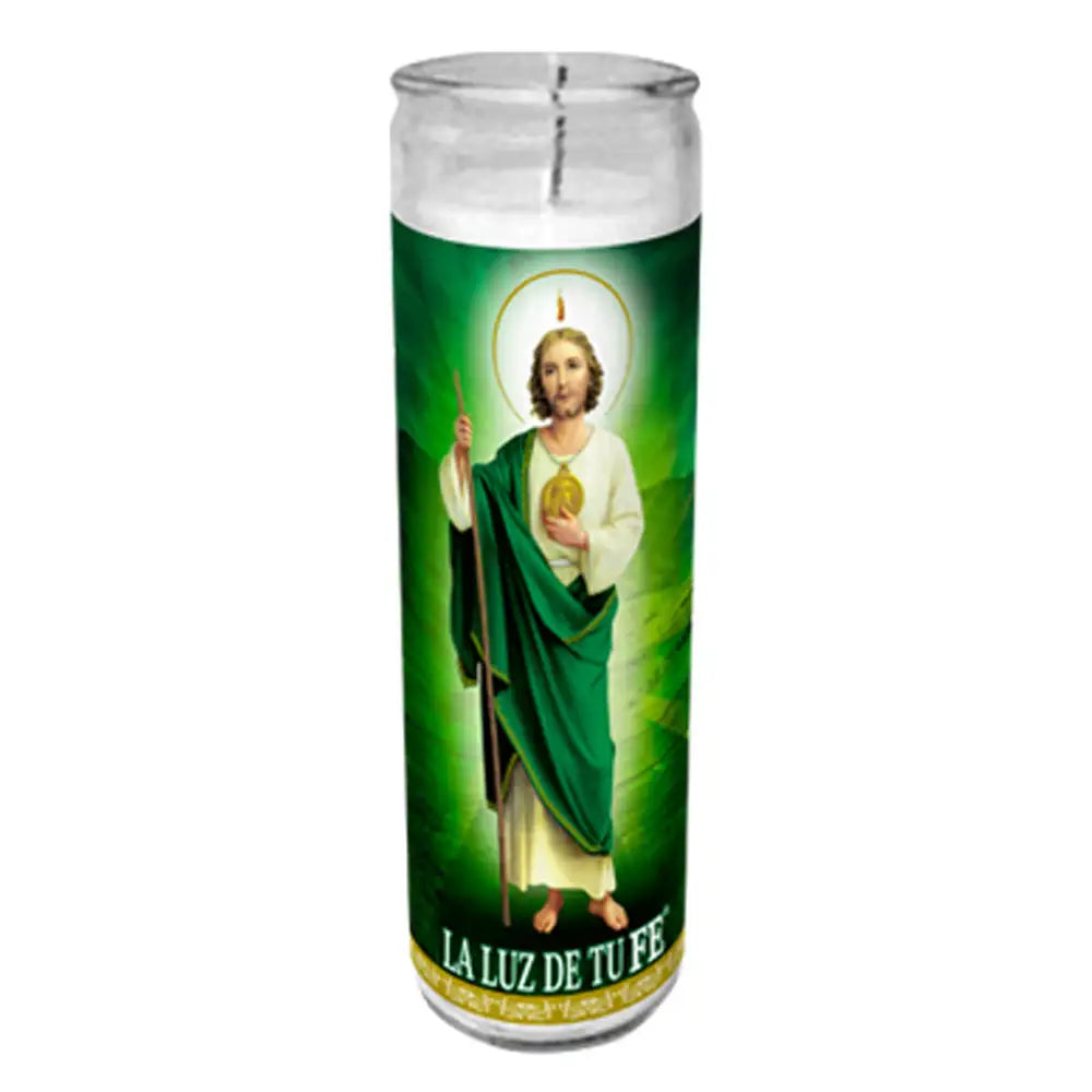 Vela alta blanca de San Judas Tadeo